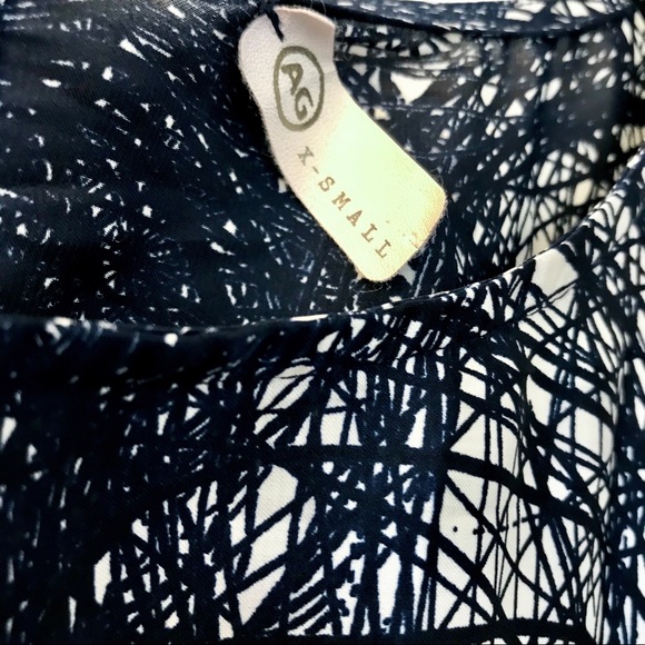 Adriano Goldschmied  Silk Print Dress - Picture 1 of 6